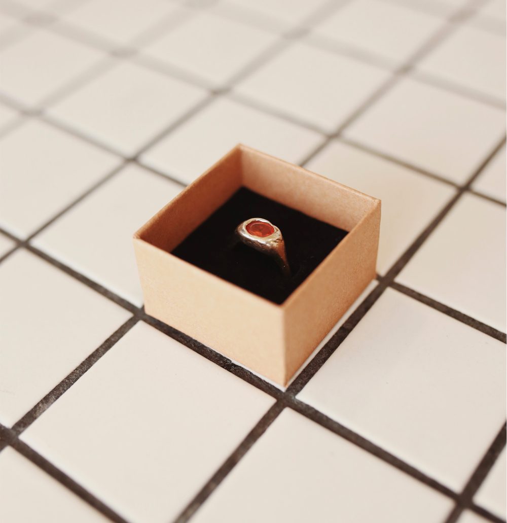 Anillo Madrid Mandarina Oro